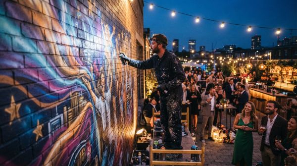 Découvrez comment un graffeur sublime vos événements